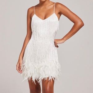 Nadine Merabi Lottie Dress in White